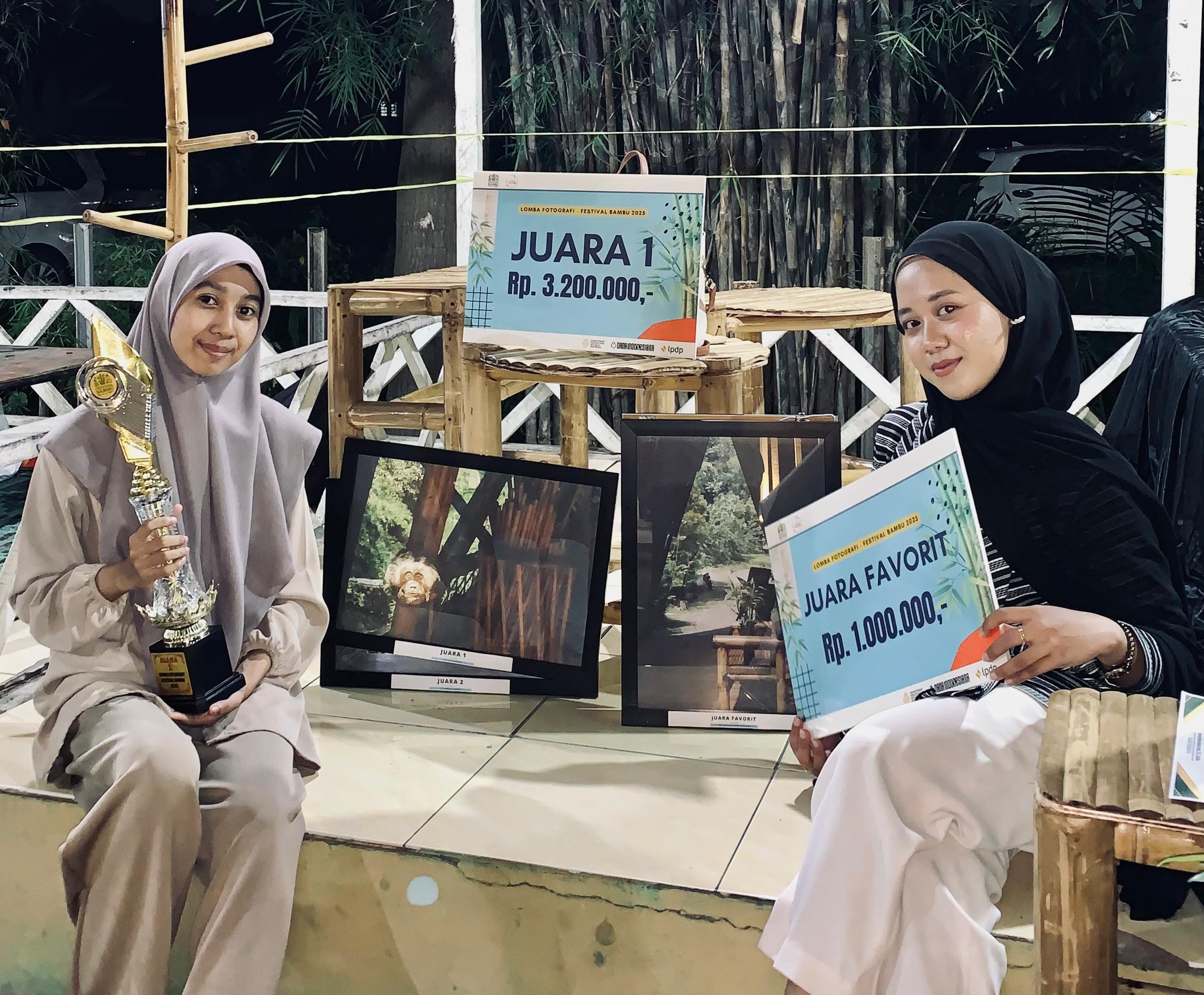 Mahasiswa Teknik Sipil Raih Juara 1 dan Juara Favorit Lomba Fotografi Festival Bambu 2025